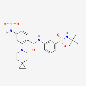 molecular formula C25H34N4O5S2 B10829486 Kif18A-IN-2 