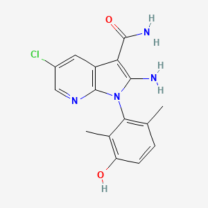 molecular formula C16H15ClN4O2 B10829487 Myt1-IN-1 