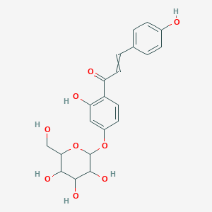 3-(4-Hydroxyphenyl)-1-[2-hydroxy-4-[3,4,5-trihydroxy-6-(hydroxymethyl)oxan-2-yl]oxyphenyl]prop-2-en-1-one