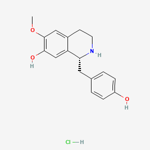 molecular formula C17H20ClNO3 B10829582 (+)-Coclaurine (hydrochloride) 