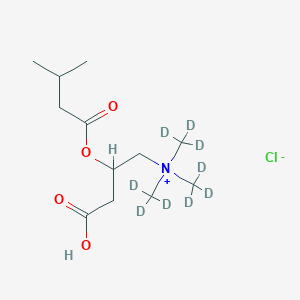 Isovaleryl-DL-carnitine-d9 (chloride)