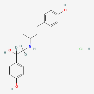 Ractopamine-d3 HCl (2-hydroxyethyl-1,1,2-d3) (mixture of diastereomeres)