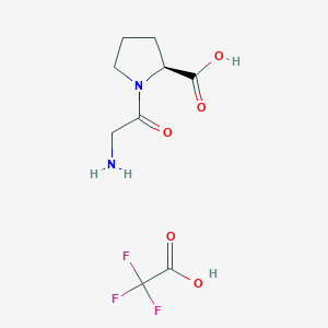 molecular formula C9H13F3N2O5 B10829704 Glycyl-L-Proline (trifluoroacetate salt) 