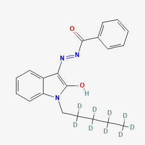 N-[2-hydroxy-1-(2,2,3,3,4,4,5,5,5-nonadeuteriopentyl)indol-3-yl]iminobenzamide