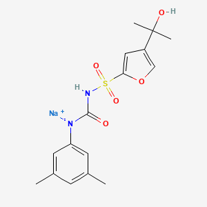 molecular formula C16H19N2NaO5S B10829788 Inflammasome Inhibitor 4b 