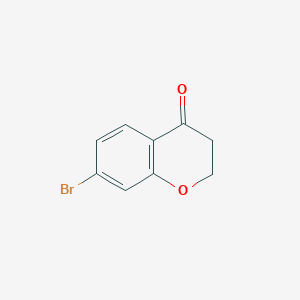 molecular formula C9H7BrO2 B108298 7-Bromochroman-4-one CAS No. 18442-22-3