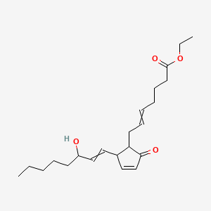 Ethyl 7-[2-(3-hydroxyoct-1-enyl)-5-oxocyclopent-3-en-1-yl]hept-5-enoate