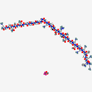 molecular formula C186H314F3N53O48 B10829884 Cecropin A (trifluoroacetate salt) 