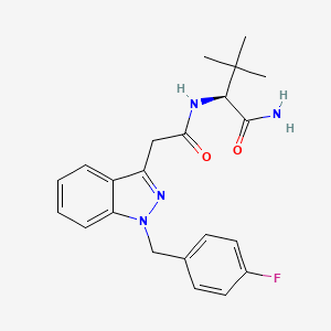 molecular formula C22H25FN4O2 B10829966 Adb-fubinaata 