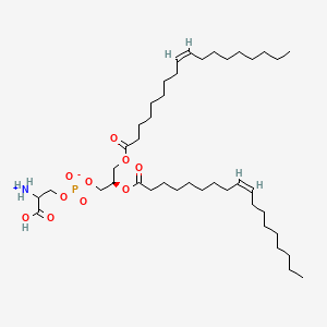 (2-azaniumyl-2-carboxyethyl) [(2R)-2,3-bis[[(Z)-octadec-9-enoyl]oxy]propyl] phosphate