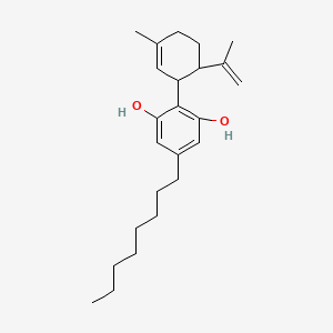 2-(3-Methyl-6-prop-1-en-2-ylcyclohex-2-en-1-yl)-5-octylbenzene-1,3-diol