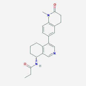 molecular formula C22H25N3O2 B10830011 Baxdrostat CAS No. 1428652-17-8