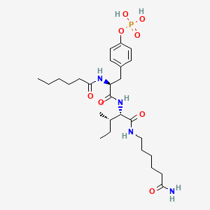 molecular formula C27H45N4O8P B10830022 Fosgonimeton CAS No. 2093305-05-4