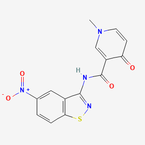 molecular formula C14H10N4O4S B10830035 HIV-1 inhibitor-6 