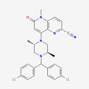 molecular formula C29H27Cl2N5O B10830044 Dgk-IN-1 