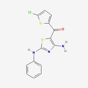 molecular formula C14H10ClN3OS2 B10830057 Jak2-IN-6 