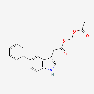 molecular formula C19H17NO4 B10830078 5-Ph-IAA-AM 