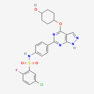 molecular formula C23H21ClFN5O4S B10830097 Sgk1-IN-4 