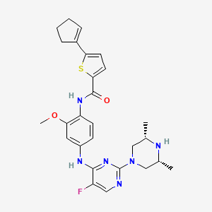 molecular formula C27H31FN6O2S B10830101 Bcl6-IN-6 