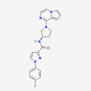 molecular formula C21H19FN6O B10830126 CXCR7 antagonist-1 