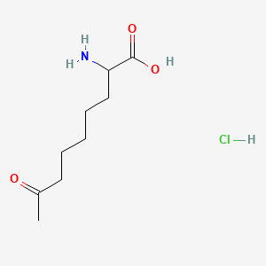 molecular formula C9H18ClNO3 B10830160 2-Amino-8-oxononanoic acid (hydrochloride) 