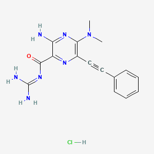 molecular formula C16H18ClN7O B10830237 DMA-135 (hydrochloride) 