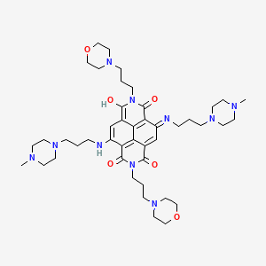 4,9-Bis{[3-(4-Methylpiperazin-1-Yl)propyl]amino}-2,7-Bis[3-(Morpholin-4-Yl)propyl]benzo[lmn][3,8]phenanthroline-1,3,6,8(2h,7h)-Tetrone