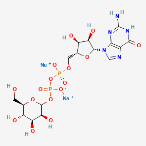 molecular formula C16H23N5Na2O16P2 B10830277 GDP-D-mannose (disodium) 