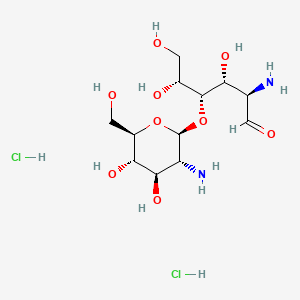 molecular formula C12H26Cl2N2O9 B10830284 Chitobiose (dihydrochloride) 