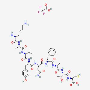 molecular formula C48H70F3N11O15S B10830289 GP(33-41) (Tfa) 