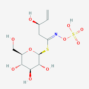 [(2S,3R,4S,5S,6R)-3,4,5-trihydroxy-6-(hydroxymethyl)oxan-2-yl] (1Z,3R)-3-hydroxy-N-sulfooxypent-4-enimidothioate