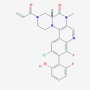 molecular formula C24H19ClF2N4O3 B10830302 KRAS G12C inhibitor 14 