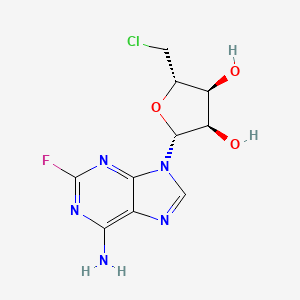 molecular formula C10H11ClFN5O3 B10830316 Fludarabine-Cl 