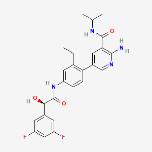 molecular formula C25H26F2N4O3 B10830330 Perk-IN-5 