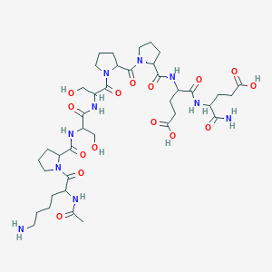 molecular formula C39H62N10O15 B10830353 A6 Peptide 