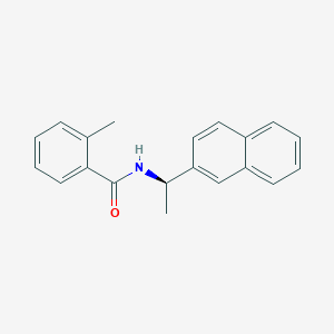 molecular formula C20H19NO B10830383 2-Methyl-N-(1R-naphthalen-2-yl-ethyl)-benzamide 