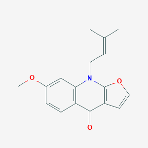 molecular formula C17H17NO3 B108304 Acrophylline CAS No. 18904-40-0