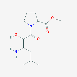 Methyl 1-(3-amino-2-hydroxy-5-methylhexanoyl)pyrrolidine-2-carboxylate