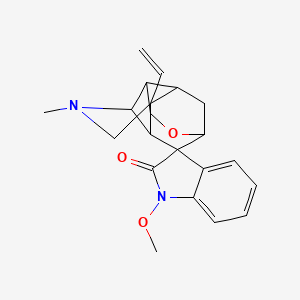 molecular formula C21H24N2O3 B10830427 1-Methoxygelsemine 