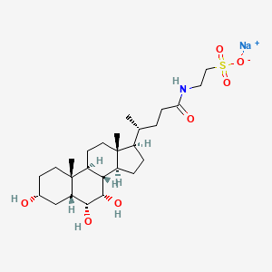 molecular formula C26H44NNaO7S B10830434 Taurohyocholic Acid (sodium salt) 