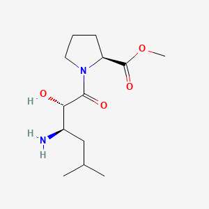 Methyl ((2S,3R)-3-amino-2-hydroxy-5-methylhexanoyl)-L-prolinate