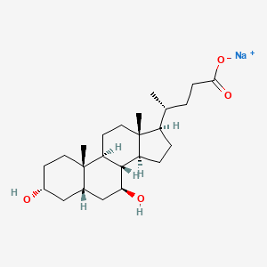 molecular formula C24H39NaO4 B10830448 Ursodeoxycholate sodium CAS No. 103767-93-7