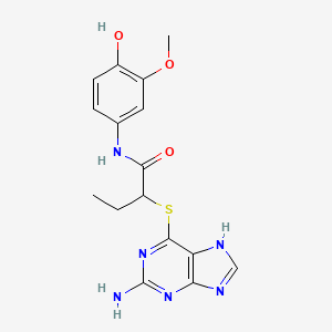 molecular formula C16H18N6O3S B10830453 Enpp-1-IN-12 