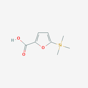 molecular formula C8H12O3Si B108305 5-(三甲基硅基)呋喃-2-羧酸 CAS No. 18292-14-3