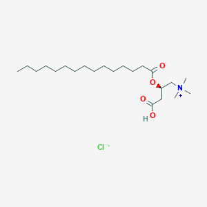 molecular formula C22H44ClNO4 B10830503 Pentadecanoyl-L-carnitine (chloride) 