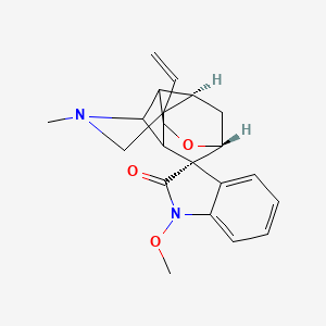 (1R,7S,8R)-2-ethenyl-1'-methoxy-4-methylspiro[9-oxa-4-azatetracyclo[6.3.1.02,6.05,11]dodecane-7,3'-indole]-2'-one