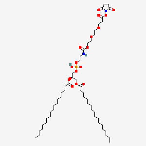 molecular formula C53H97N2O16P B10830558 Dspe-peg(2000)-nhs 