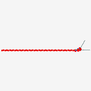 sodium;[(2R)-2,3-di(octadecanoyloxy)propyl] 2-[2-[2-[2-[2-[2-[2-[2-[2-[2-[2-[2-[2-[2-[2-[2-[2-[2-[2-[2-[2-[2-[2-[2-[2-[2-[2-[2-[2-[2-[2-[2-[2-[2-[2-[2-[2-[2-[2-[2-[2-[2-[2-[2-[2-(2-methoxyethoxy)ethoxy]ethoxy]ethoxy]ethoxy]ethoxy]ethoxy]ethoxy]ethoxy]ethoxy]ethoxy]ethoxy]ethoxy]ethoxy]ethoxy]ethoxy]ethoxy]ethoxy]ethoxy]ethoxy]ethoxy]ethoxy]ethoxy]ethoxy]ethoxy]ethoxy]ethoxy]ethoxy]ethoxy]ethoxy]ethoxy]ethoxy]ethoxy]ethoxy]ethoxy]ethoxy]ethoxy]ethoxy]ethoxy]ethoxy]ethoxy]ethoxy]ethoxy]ethoxy]ethoxycarbonylamino]ethyl phosphate