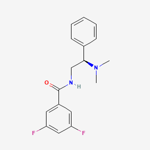 N-[(2R)-2-(dimethylamino)-2-phenylethyl]-3,5-difluorobenzamide