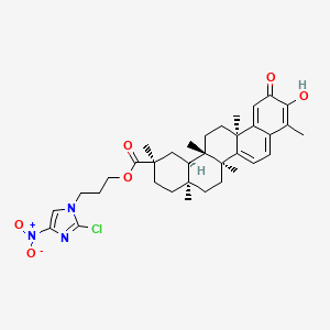 molecular formula C35H44ClN3O6 B10830696 Hsp90-Cdc37-IN-3 